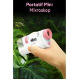Arfseb Çocuk Keşif Aracı Mini Mikroskop | Doğa ve Bitki İnceleme - Pembe