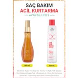 Argan Finishing Oil - Besleyici Argan Yağı 100 ml + BC Clean Acil Kurtarma Şampuanı