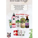 Argan Losyon, Blue Moon Krem, Hindistan Cevizi Duş Jeli, Frambuaz Tonik, Zeytinyağlı Şampuan ve Rosie