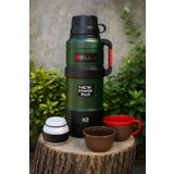 Arge 2.5 Lt Travel Pot Termos - 48 Saat Sıcak Soğuk Koruma | Kamp Termosu( Renk Dergisiklik Gösterebilir)
