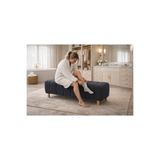 arge demo Ringo 12 cm Ahşap Ayaklı Puf Benç Giyinme Odası ,Antre,Salon 120 cm Uzun Puf Welsoft Kuzu Kumaş