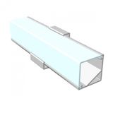 Arge Led Mutfak Dolabi Ve Tezgah Alti Kose Difuzorlu Kose Bar Led 24V 3000K 100Cm