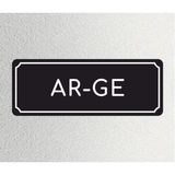 Arge - Ofis Departman Kapı Isimliği , Yönlendirme Uyarı Levhası 24X9 cm 4mm - 24 x 9 cm - 1 Adet