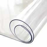 Arge Zemin 1,7 mm Kalınlık 80 x 200 cm Şeffaf Pvc Kalın Kaymaz Masa Örtüsü Koruyucu