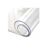 Arge Zemin 1,7 mm Kalınlık 80 x 80 cm Şeffaf Pvc Kalın Kaymaz Masa Örtüsü Koruyucu