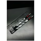 ARGECNC 5D LÜX AUDİ SPORT KABARTMA TAKMATİK PLEKSİ PLAKALIK