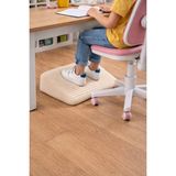 Argedemo Çalışma Masası Altı Ayak Rampası Ergonomik Masa Altı Ayak Koyma Standı 15CM Yükseklik - Krem