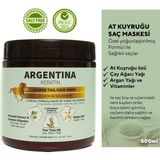 Argentina At Kuyruğu ve Argan Yağlı Besleyici Saç Maskesi ve Kremi 500 ml – Tuzsuz, Parabensiz, Her Saç Tipine Uygun