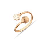 Argentum Concept Y014401 Istiridye Figürlü Gümüş Rose Yüzük