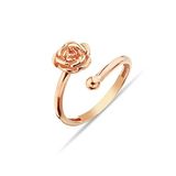 Argentum Concept Y016001 925 Ayar Gümüş Gül Figürlü Rose Yüzük