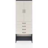 Arges Dolap 88X30X221 Antrasit-Aytaşı
