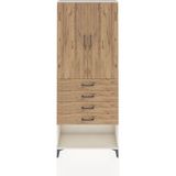 Arges Dolap 88X30X221 Aytaşı-Çam - Krem