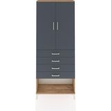 Arges Dolap 88X30X221 Çam-Antrasit - Atlas Çam
