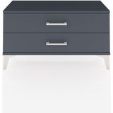 Arges Şifonyer 2 Çekmeceli 88X30X48 Antrasit-Antrasit