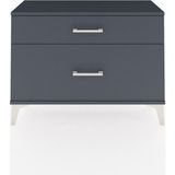 Arges Şifonyer 2 Çekmeceli 88X30X64 Antrasit-Antrasit