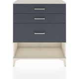 Arges Şifonyer 3 Çekmeceli 88X30X106 Aytaşı-Antrasit