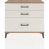 Arges Şifonyer 3 Çekmeceli 88X30X80 Çam-Aytaşı - Atlas Çam