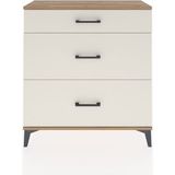 Arges Şifonyer 3 Çekmeceli 88X30X96 Çam-Aytaşı - Atlas Çam