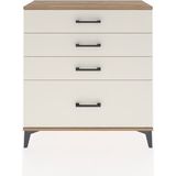 Arges Şifonyer 4 Çekmeceli 88X30X96 Çam-Aytaşı - Atlas Çam