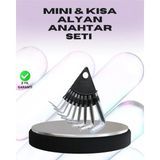 Argesco Mühendislik 9 Parça Alyan Anahtar Seti Farklı Metrik Ölçü Pratik Taşıma