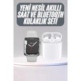 Argesco Mühendislik Akıllı Saat Kulaklık Hediyeli Uyku ve Sağlık Takibi Yapabilen Uzun Ömürlü