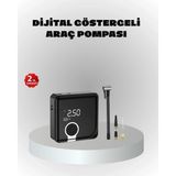 Argesco Mühendislik Dijital Ekranlı Şarjlı Hava Kompresörü 150 Psı Güçlü Motorlu