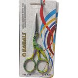 Argesco Mühendislik Nakış Makası Kuğulu Dekoratif Makas Yeşil YBL-048 Model 6
