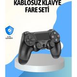 Argesco Mühendislik Ps4 Uyumlu Kablosuz Oyun Kolu Ergonomik Çift Titreşimli