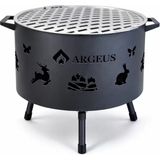 Argeus Doğa-Orman Şöminesi - Izgaralı - Büyük - Iksa - 44CM-29CM-50CM - .