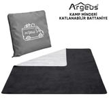 Argeus Kamp Minderi & Katlanabilir Polar Kamp Battaniyesi - Argeus - Gri - Acil Durum Battaniyesi