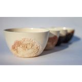 Argile Rouge Küçük Kase / Sosluk (Limonges Porselen & El Yapımı)  set Şeklindedir (4 Adet)