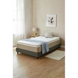 Argimo Argimo Mocha Tek Kişilik Pedli Paket Yaylı Yatak 25 Cm Yatak 100X200