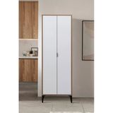 Argimo Arya 2 Kapaklı Çok Amaçlı Dolap 37X65x190 Cm Beyaz Çok Amaçlı Dolap