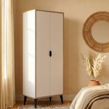 Argimo Arya 2 Kapaklı Çok Amaçlı Dolap 37X65X190 cm Beyaz