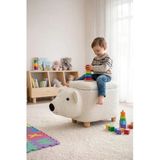 Argimo Bobo Kutup Ayısı Bebek Çocuk Odası Sandıklı Puf Bebek Odası Sandalye & Koltuk