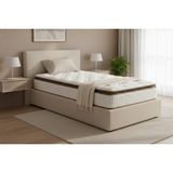 Argimo Cortado Tek Kişilik Pedli Paket Yaylı Yatak 25 cm - 90x190