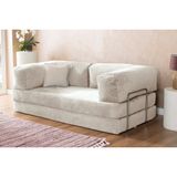 Argimo Godila Krem Çok Amaçlı Sofa Çift Kişilik Koltuk Yatak