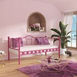 Argimo Kamelya 90x190 CM Pembe Sedir Metal Karyola