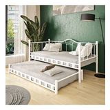 Argimo Kamelya Yavrulu Daybed Sedir Beyaz Karyola