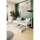 Argimo Kamelya Yavrulu Daybed Sedir Karyola Beyaz Karyola