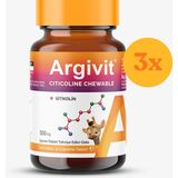 Argivit Citicoline Chewable 3x30 Çiğnenebilir Tablet