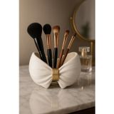 Argkristal Gold Detaylı Fiyonk Detaylı Pinterest Makyaj Fırçalık – Minimal Ve Şık Organizer