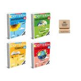 Arı 6. Sınıf Matematik Fen Bilimleri Türkçe ve Sosyal Bilgiler Defterim 4lü Set + Telefon Standı