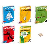 Arı 6. Sınıf Matematik Fen Türkçe Sosyal Atölyem ve Paragraf Soru Bankası 5li Set + Telefon Standı