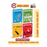 Arı 8.Sınıf 2025-2026 Müfredat Atölyem Mat-Fen-Türkçe-İnk.Tarihi Soru Bankası Seti+Kalem