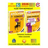 Arı Atölyem 5.Sınıf 2026 Türkçe-Paragraf Soru Bankası Seti %100 Yeni Müfredat+Tablet Kalem