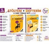 Arı Atölyem 5. Sınıf Türkçe Soru Bankası + Defterim 5. Sınıf Türkçe Spiralli Defter Seti (2 Kitap) | Yeni Müfredata Uygun
