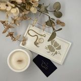 Arı Desenli Doğal Mum Serisi Bardak ve Kase Seti - Yasemin