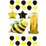 Arı Karakterli Yıldız Folyo Balon Seti Yaş 1