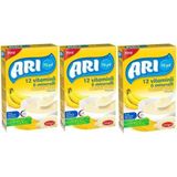 Arı Kaşık Maması Sütlü Muzlu Pirinç Unu 250 gr 3'lü Set 12 Vitaminli ve 6 Mineralli